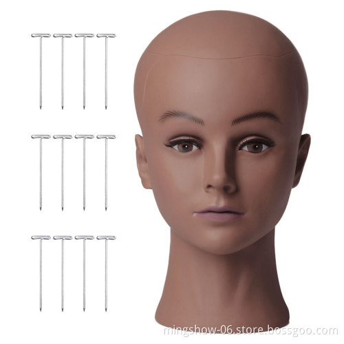 Afro Bald Mannequin Head Black Female Manikin doll head
